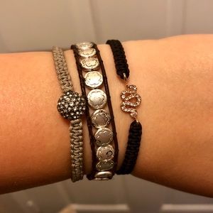 Stella & Dot Jewelry - Stella & Dot Stacking Blacelets (Set of 3) Stella & Dot Jewelry - Stella & Dot Stacking Blacelets (Set of 3)